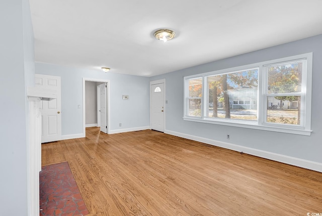 interior space featuring light hardwood / wood-style flooring