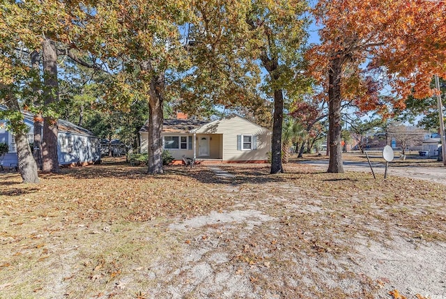 view of ranch-style house