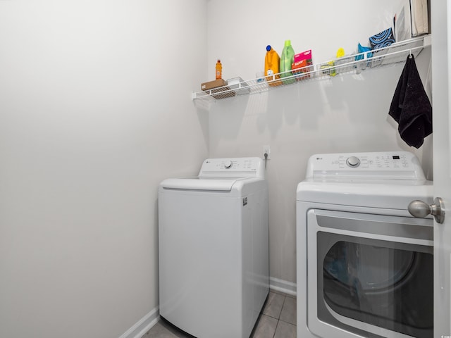 1143 Sennema Cir, Myrtle Beach, SC 29588 - laundry room with separate washer and dryer and light tile patterned flooring