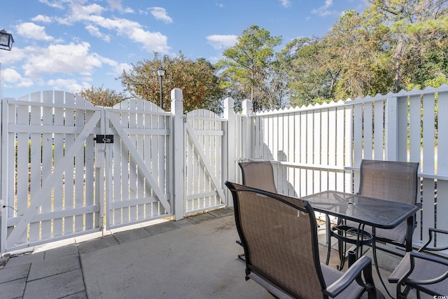 view of patio / terrace