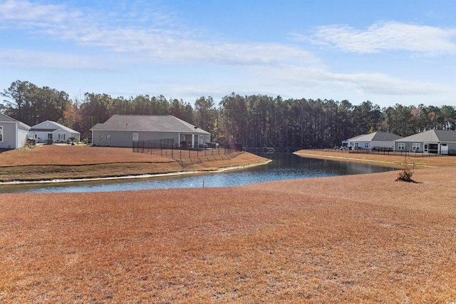 view of water feature