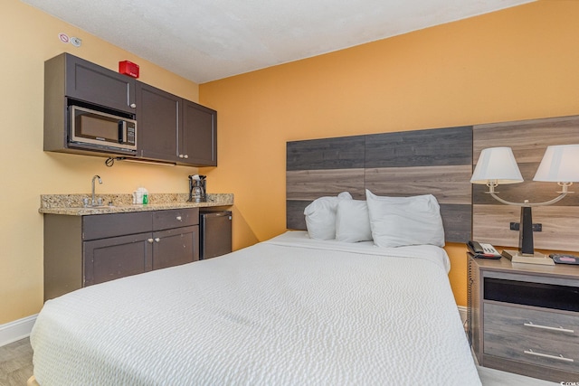 bedroom with sink