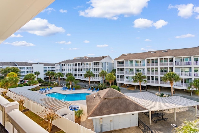 191 Maison Dr Unit B320, Myrtle Beach, SC 29572 - pool with a patio area and fence