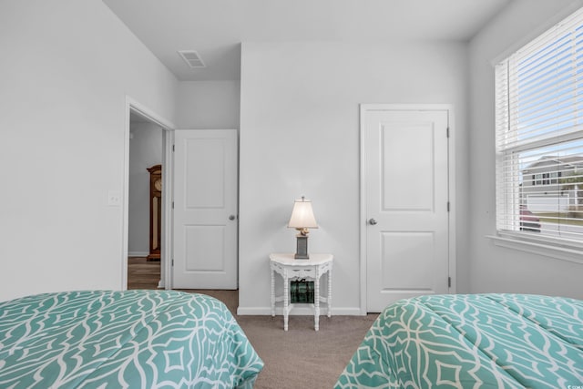 bedroom featuring carpet flooring