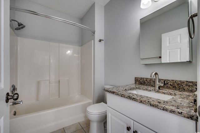 5801 Oyster Catcher Dr Unit 1022, North Myrtle Beach, SC 29582 - bathroom with vanity, bathing tub / shower combination, and tile patterned flooring