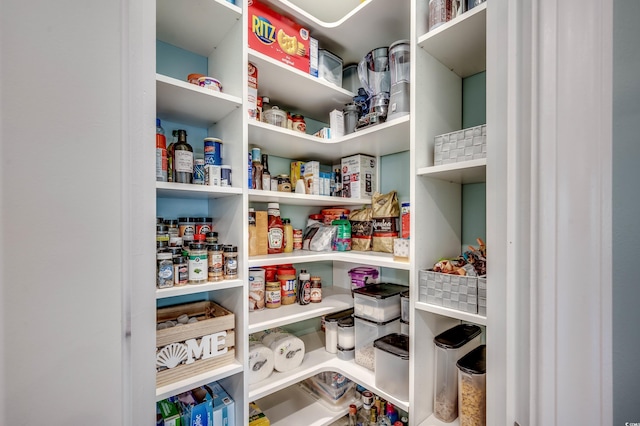 view of pantry