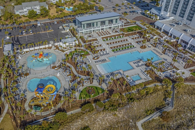 101 Westhill Cir Unit 5-C, Myrtle Beach, SC 29572 - aerial view of a pool