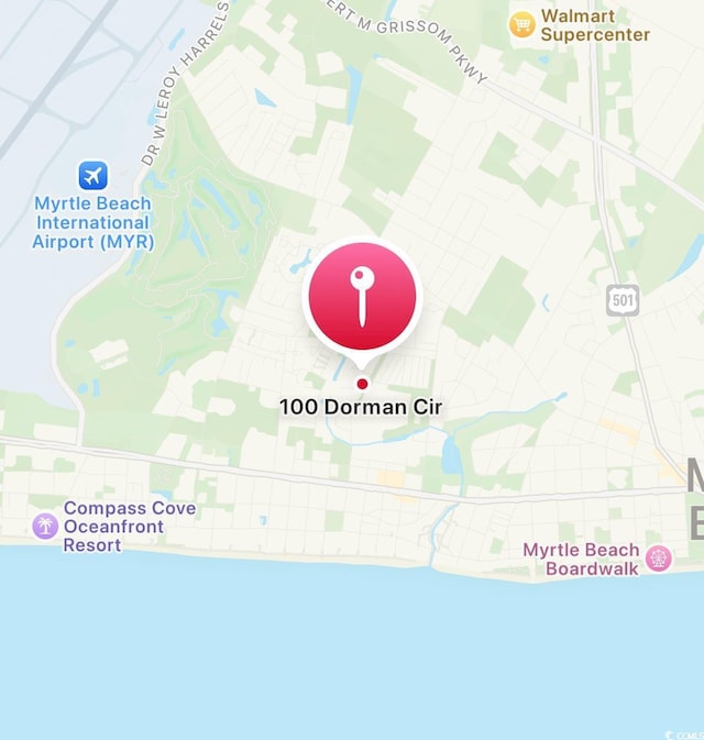 100 Dorman Cir, Myrtle Beach, SC 29577 - map / location