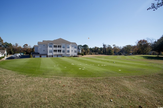 surrounding community featuring a yard