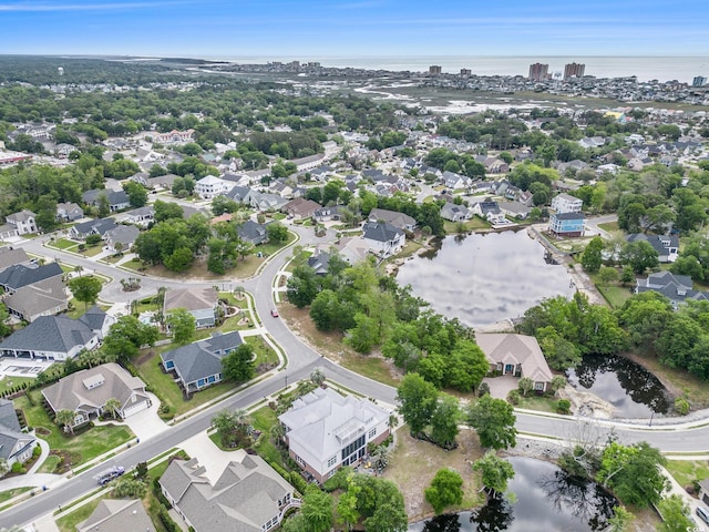1201 Surf Pointe Dr, North Myrtle Beach, SC 29582 - aerial overview of property's location featuring a large body of water and nearby suburban area