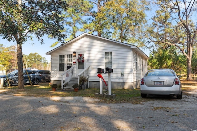 view of bungalow-style house