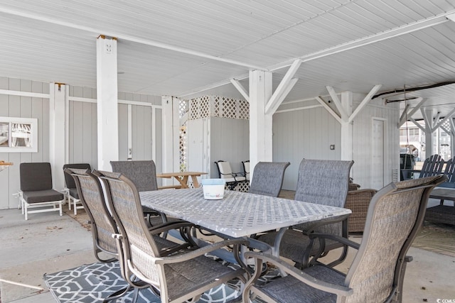 310 46th Ave N, North Myrtle Beach, SC 29582 - view of patio featuring outdoor dining space