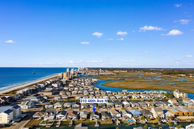 310 46th Ave N, North Myrtle Beach, SC 29582 - view of property location featuring a large body of water and nearby suburban area