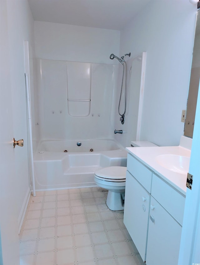 100G Myrtle Greens Dr Unit G, Conway, SC 29526 - full bath with tile patterned floors, vanity, and shower / bathtub combination