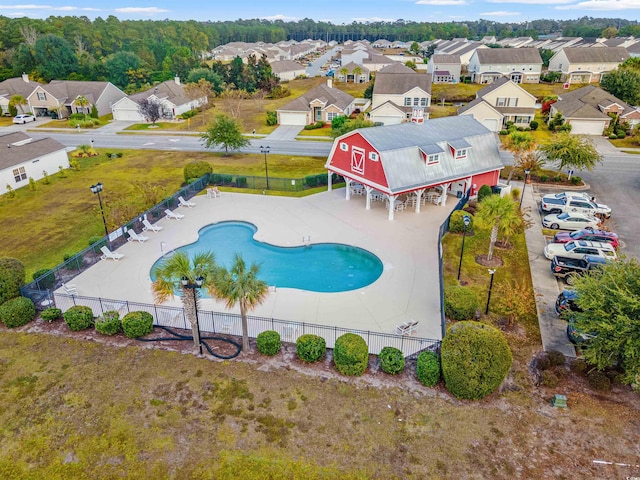 view of pool