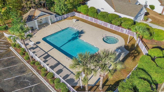 352 Mckendree Ln, Myrtle Beach, SC 29579 - drone / aerial view of a pool area
