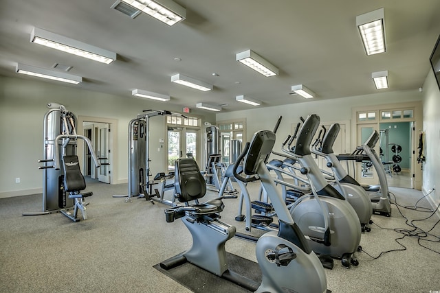 5433 Merrywind Ct, Myrtle Beach, SC 29579 - workout area featuring baseboards