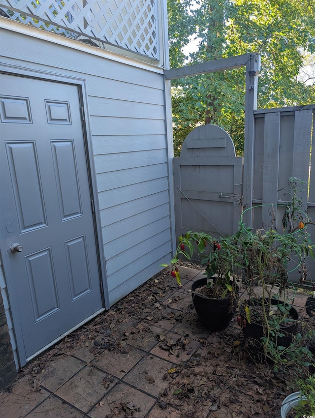 830 N 44th Ave N Unit O-2, Myrtle Beach, SC 29577 - view of exterior entry with a gate