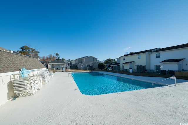 view of pool