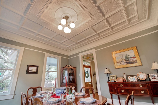 view of dining room