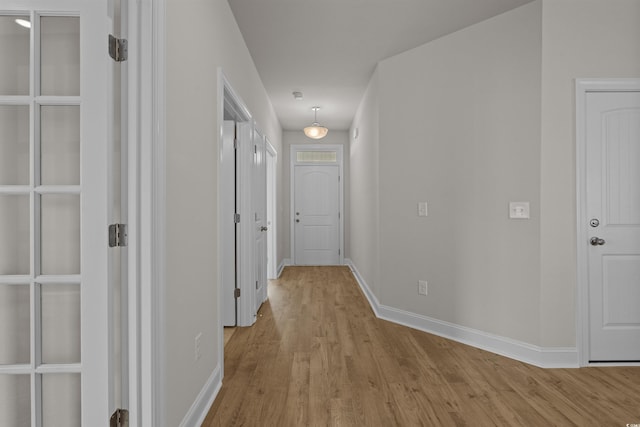 1200 NW Calabash Station Blvd, Calabash, NC 28467 - hall featuring wood finished floors and baseboards