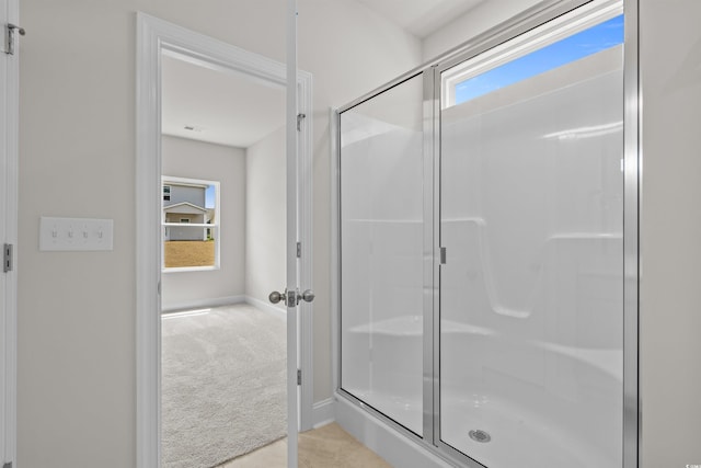1200 NW Calabash Station Blvd, Calabash, NC 28467 - bathroom with baseboards and a stall shower