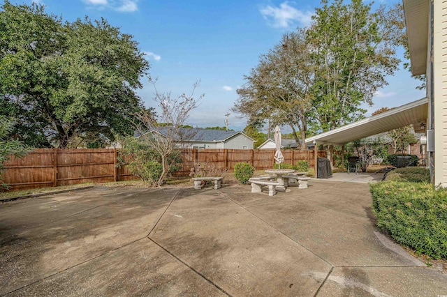 view of patio / terrace