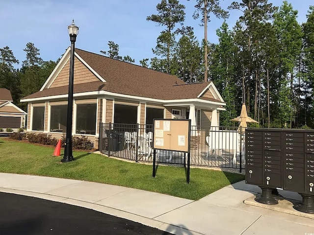 view of front of home