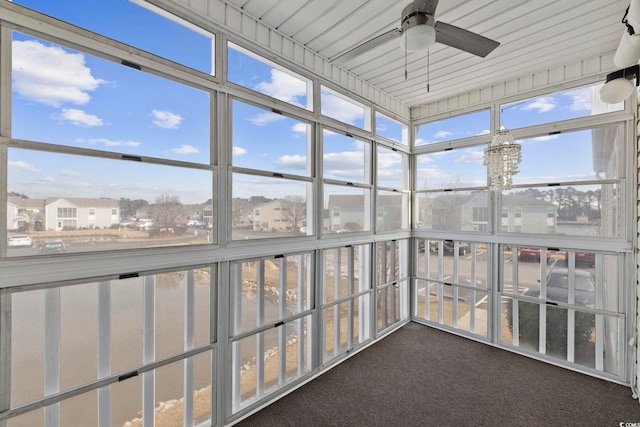 8830 Chandler Dr Unit E, Myrtle Beach, SC 29575 - unfurnished sunroom with carpet