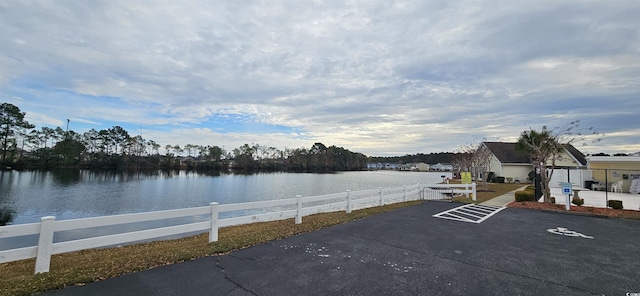 8830 Chandler Dr Unit E, Myrtle Beach, SC 29575 - water view featuring fence