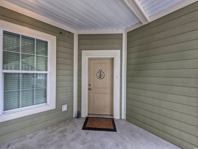 view of entrance to property