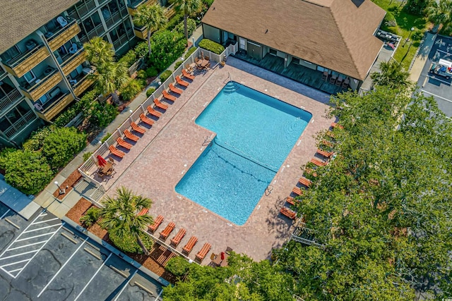 view of pool