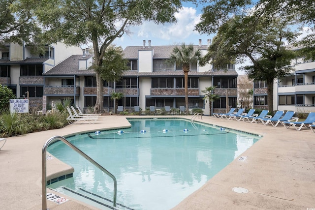 view of pool