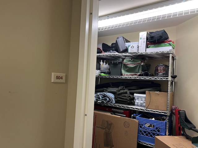 view of closet