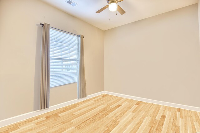190 Sugar Loaf Ln, Murrells Inlet, SC 29576 - spare room with light wood-style flooring and a ceiling fan