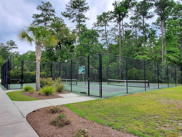 190 Sugar Loaf Ln, Murrells Inlet, SC 29576 - view of tennis court with a gate