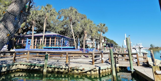 64 Summerlight Dr, Murrells Inlet, SC 29576 - dock area featuring a water view