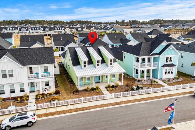 3126 White Jasmine Dr, Little River, SC 29566 - aerial perspective of suburban area