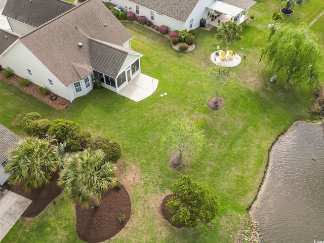 view from above of property