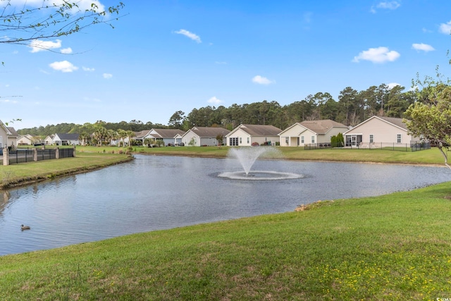 water view with nearby suburban area