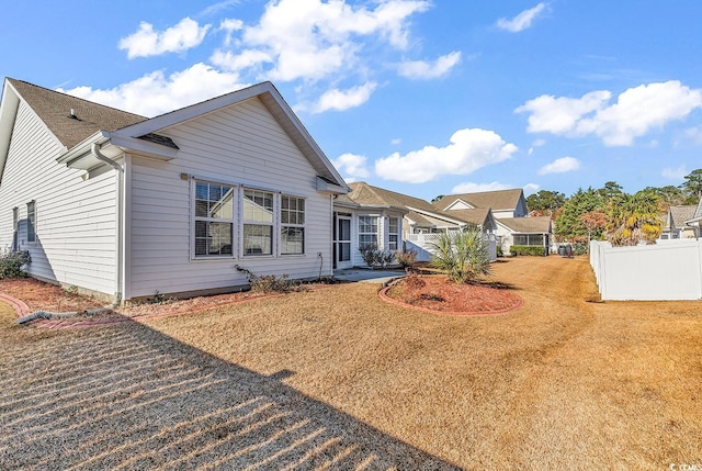 view of rear view of property