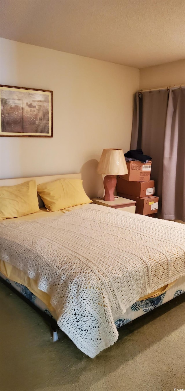 bedroom featuring carpet flooring