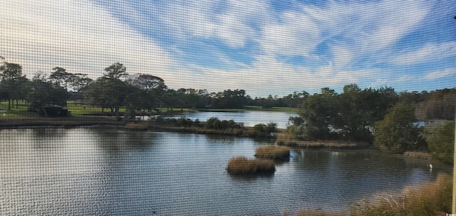 view of water feature