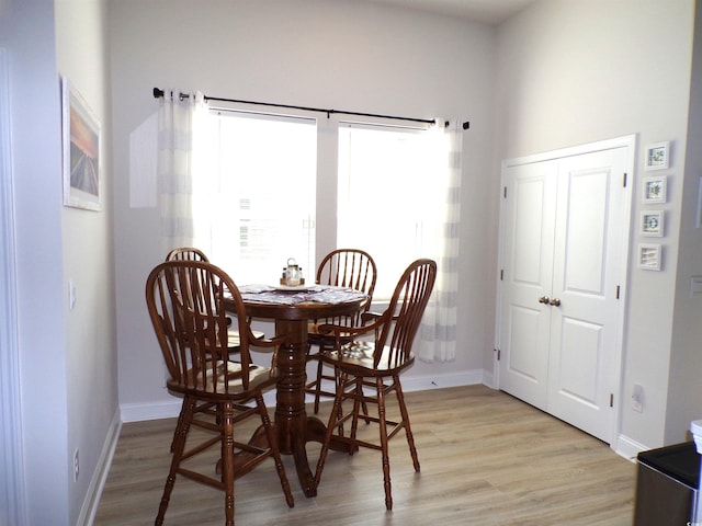 3070 Sutherland Dr, Little River, SC 29566 - dining space featuring light wood-style flooring and baseboards