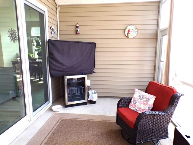 3070 Sutherland Dr, Little River, SC 29566 - sunroom with beverage cooler