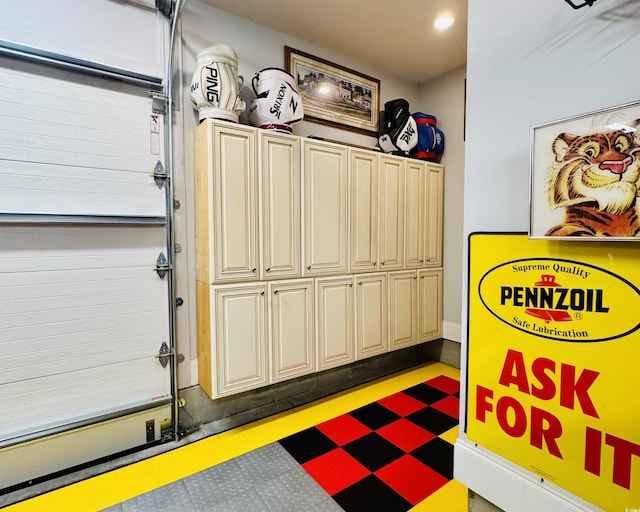 6105 Bolsena Pl, Myrtle Beach, SC 29577 - garage with recessed lighting