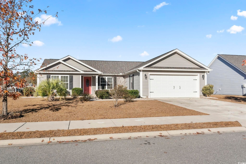 3419 Merganser Dr, Conway, SC 29527 - ranch-style house featuring a garage