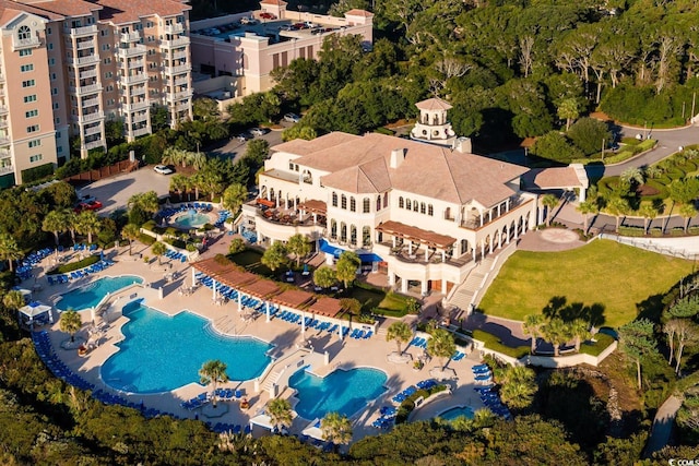 8121 Amalfi Pl Unit 5-103, Myrtle Beach, SC 29572 - bird's eye view of a pool area