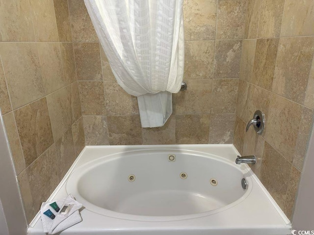 2301 S Ocean Blvd Unit 1002, North Myrtle Beach, SC 29582 - bathroom with a combined bath / shower with jetted tub