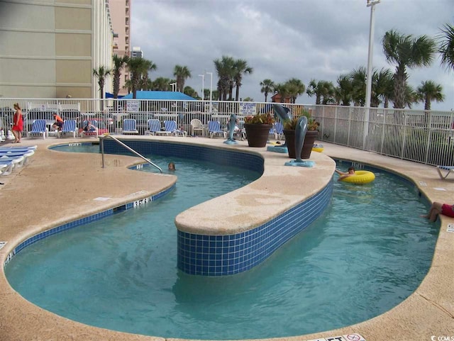 view of swimming pool